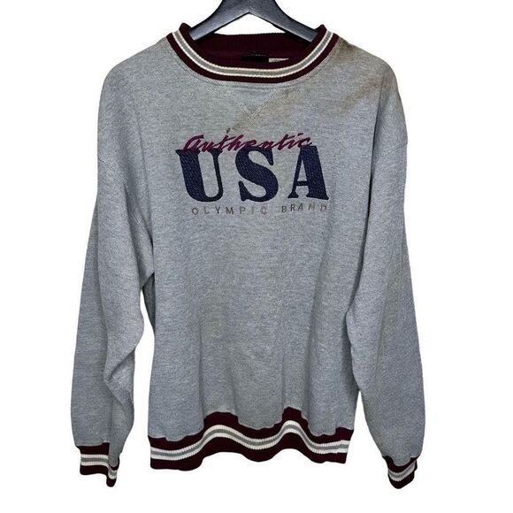 American Vintage USA Olympics Sweatshirt Large - Picture 1 of 4